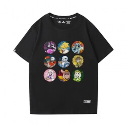 Undertale camisas algodón molesto perro calavera camiseta camisa