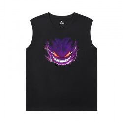 Hot Topic Gengar Shirts Pokemon Sleevless Tshirt For Men