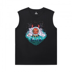 Personalised Shirts Miyazaki Hayao Princess Mononoke Mens T Shirt Without Sleeves