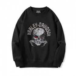 Harley sweatshirts sort jakke