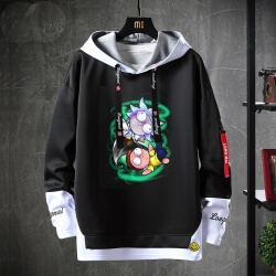 Rick og Morty Sweater Fake todelt sweatshirts