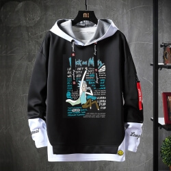 Faux sweat à capuche deux pièces Rick et Sweat-shirt Morty