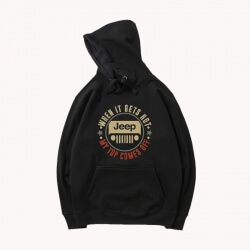 Czarna bluza z kapturem Jeep Wrangler Jacket