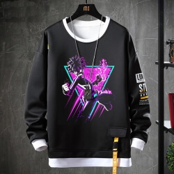 Vintage Anime My Hero Academia Jacket Faux Sweatshirts deux pièces