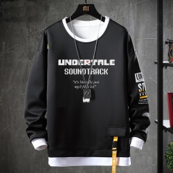 Sudadera Undertale sudadera negro molesto perro calavera sudadera