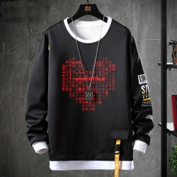 Sweat-shirt undertale Hoodie Fake Two-Piece Annoying Dog Skull