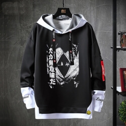 Anime Bertopeng Rider Jaket Palsu Kaus Dua Potong