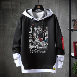 Kaliteli Sweatshirt Vintage Anime Maskeli Rider Ceket