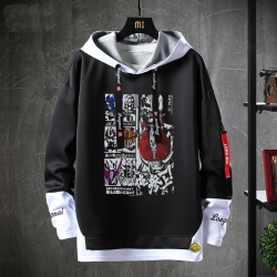 Felpe cavaliere mascherato Hot Topic Anime Cappotto personalizzato
