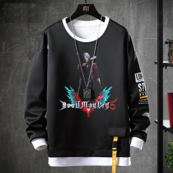 Felpe Nero di qualità Devil May Cry Tops