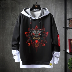 Den Witcher Sweatshirts Sort Cyberpunk Jakke