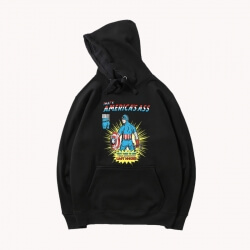 Avengers Bunda s kapucňou Marvel Kapitán Amerika Hoodie